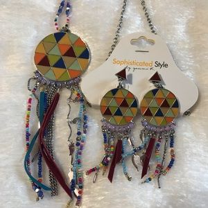 NWT Necklace with Matching Earrings